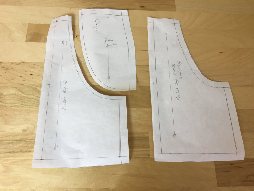How To Sew A Curved Front Hip Jean Pocket - Doina Alexei