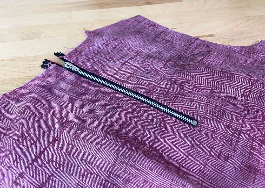 how to sew a zipper