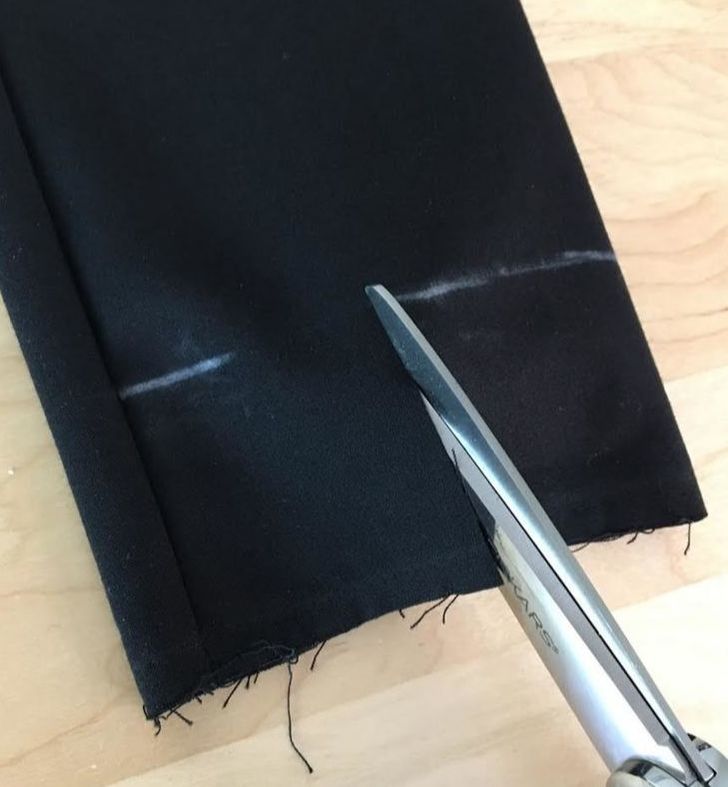 No Sew Hack for Shortening Sleeves Using Iron-On Hemming Tape - what jess  wore